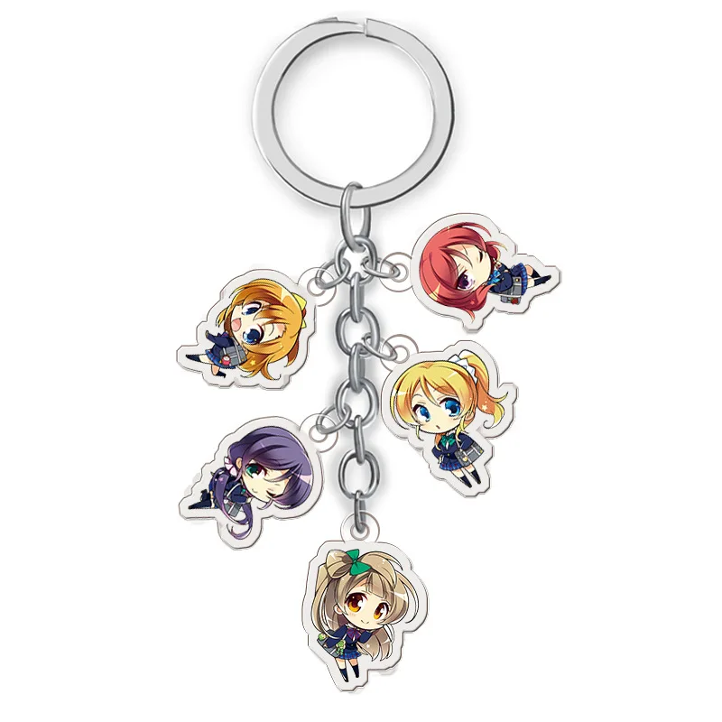 Anime Acrylic Keychain lovelive! Two Side Print Car Key Chain Cartoon Figure Holder Best Friend Keyring Gift
Anime Acrylic Keychain lovelive! Two Side Print Car Key Chain Cartoon Figure Holder Best Friend Keyring Gift