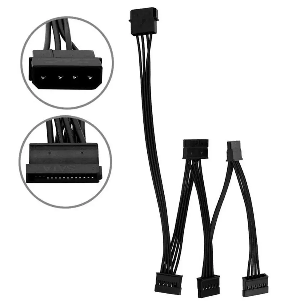SATA 15-Pin Power Adapter Chia DIY Molex 4pin IDE 1 to 5 SATA 15Pin Hard Drive Power Distributor Supply Splitter Cable Cord 76cm
SATA 15-Pin Power Adapter Chia DIY Molex 4pin IDE 1 to 5 SATA 15Pin Hard Drive Power Distributor Supply Splitter Cable Cord 76cm