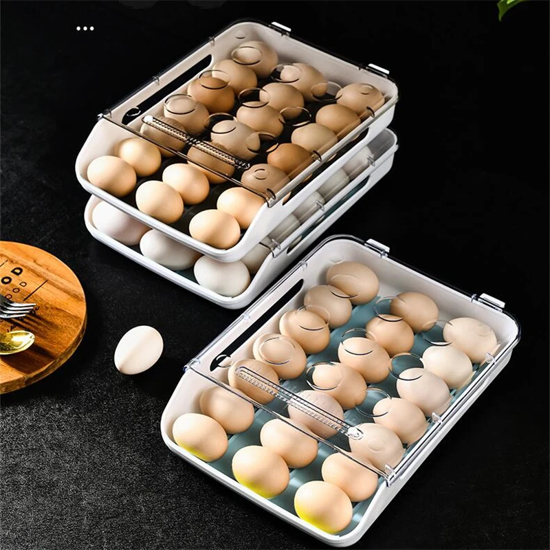 Creative Automatic Rolling Egg Box Kitchen Egg Storage Household Transparent Drawer Egg Tray Japanese multi-layer
Creative Automatic Rolling Egg Box Kitchen Egg Storage Household Transparent Drawer Egg Tray Japanese multi-layer