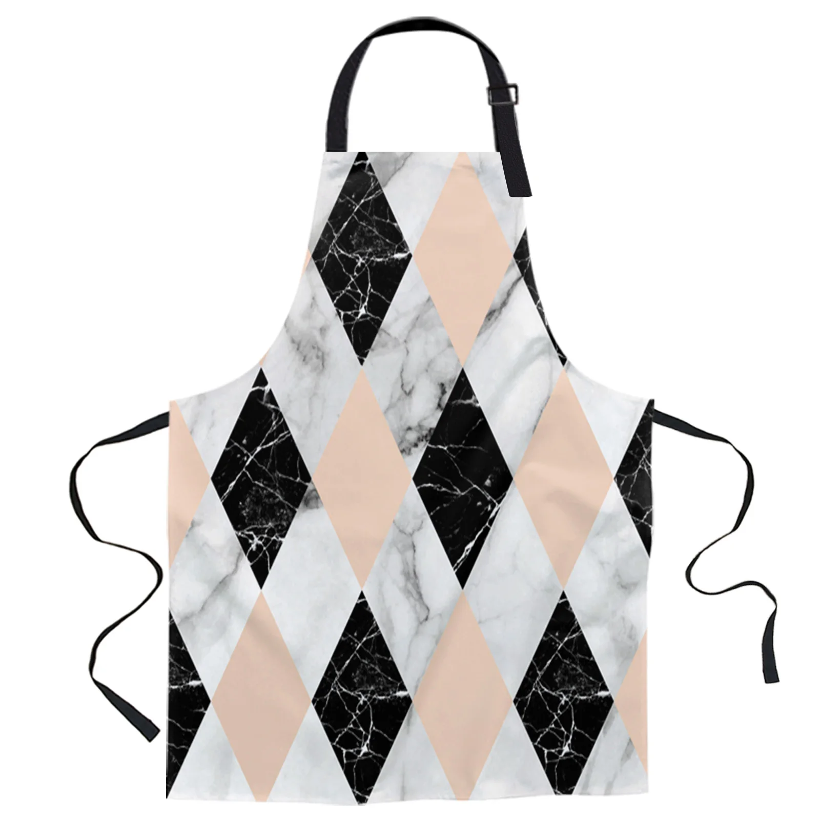 Кухонные фартуки без рукавов с мраморной текстурой и принтом в ретро-стиле
Кухонные фартуки без рукавов с мраморной текстурой и принтом в ретро-стиле