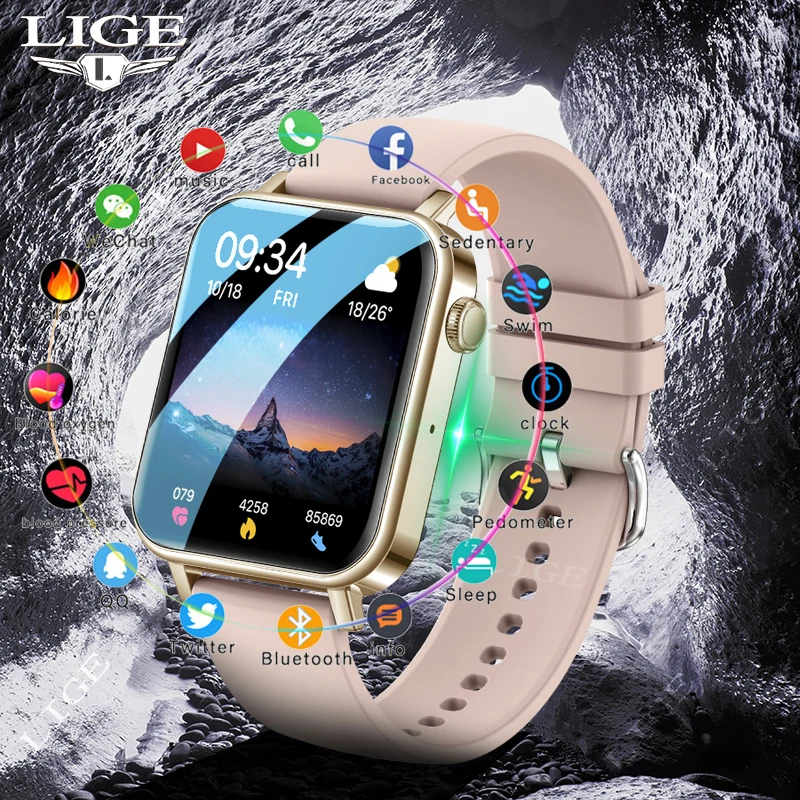 LIGE Smart Watch Women Fashion Slim Bluetooth Call Smartwatch Sports Fitness Bracelet Wristwatch Ladies Clock For Android IOS
LIGE Smart Watch Women Fashion Slim Bluetooth Call Smartwatch Sports Fitness Bracelet Wristwatch Ladies Clock For Android IOS