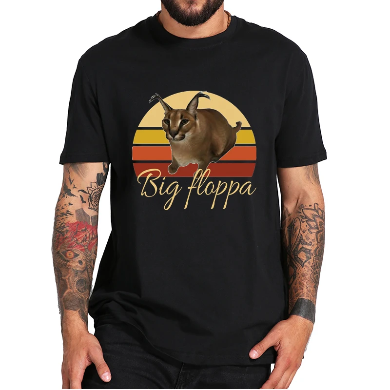 Retro Big Floppa T-Shirt Animal Funny Cat Meme Essential Tee Tops EU Size 100% Cotton For Men Women Gift For Cat Lovers
Retro Big Floppa T-Shirt Animal Funny Cat Meme Essential Tee Tops EU Size 100% Cotton For Men Women Gift For Cat Lovers