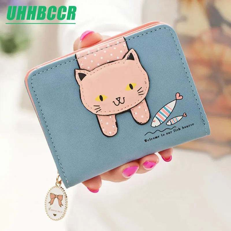 Women Cute Cat Wallet Small Zipper Girl Wallet Brand Designed Pu Leather Women Coin Purse Female Card Holder Wallet Billetera
Women Cute Cat Wallet Small Zipper Girl Wallet Brand Designed Pu Leather Women Coin Purse Female Card Holder Wallet Billetera