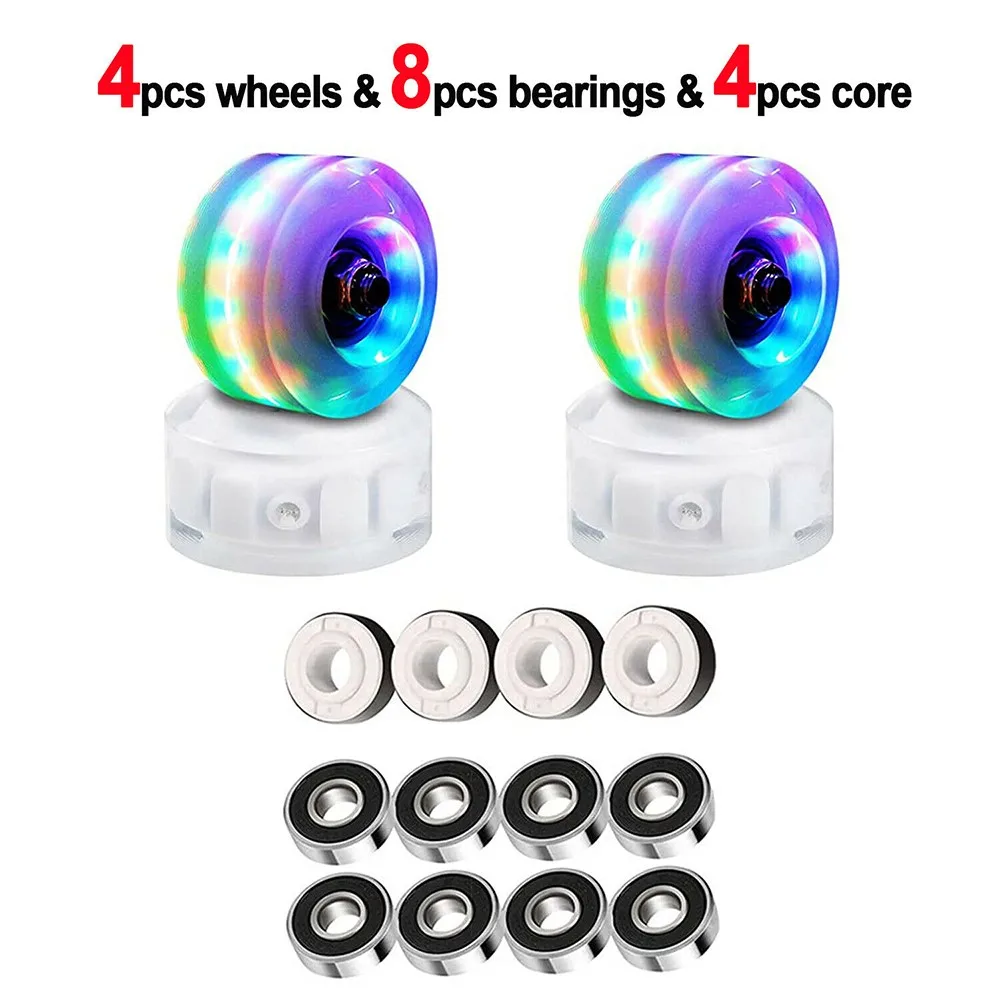 Колеса для роликовых коньков со светодиодсветодиодный подсветильник кой, 4 шт. 
Колеса для роликовых коньков со светодиодсветодиодный подсветильник кой, 4 шт.