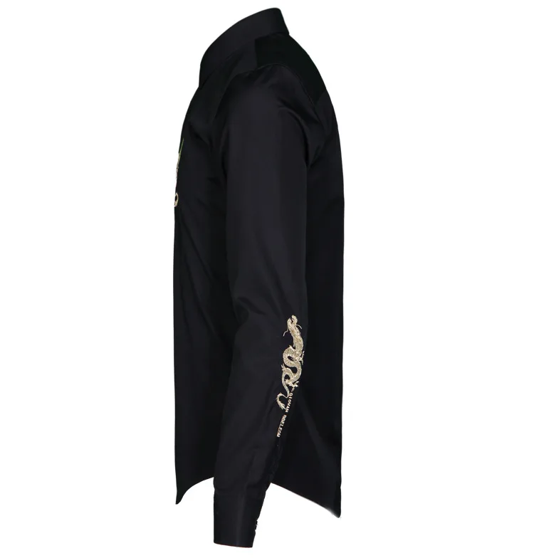 Men Shirt Chemise Homme Brand Gold Loong Embroider Shirt Men Casual Long Sleeve Slim Fit Mens Dress Shirts Plus Size 4xl
Men Shirt Chemise Homme Brand Gold Loong Embroider Shirt Men Casual Long Sleeve Slim Fit Mens Dress Shirts Plus Size 4xl