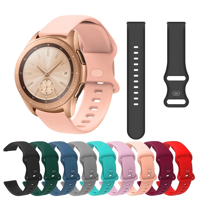 20mm 22mm New Silicone Strap For Samsung Galaxy Watch 42mm 46mm Smart Watch Sport Replace Bracelet For Galaxy 3 Gear S2 S3 Belt
20mm 22mm New Silicone Strap For Samsung Galaxy Watch 42mm 46mm Smart Watch Sport Replace Bracelet For Galaxy 3 Gear S2 S3 Belt