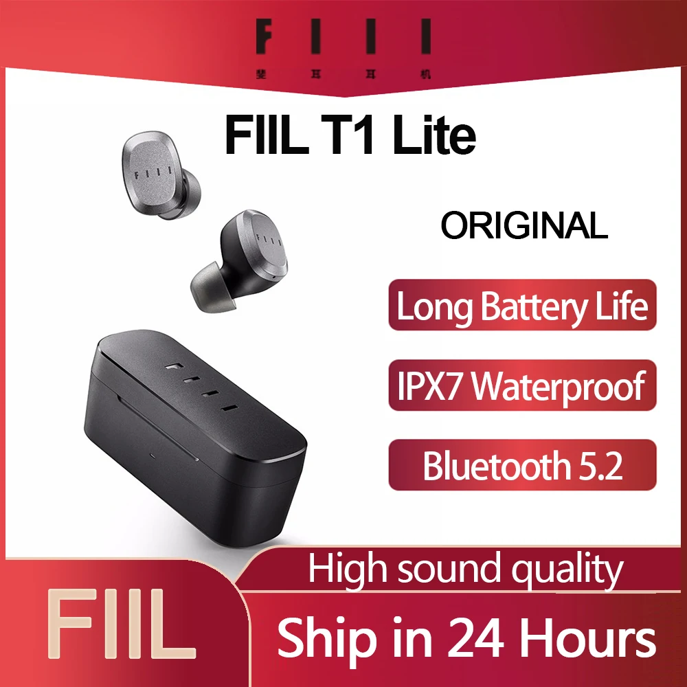 English Version FIIL T1 Lite Long Battery Life TWS Earbuds Bluetooth 5.2 Waterproof Earphone Noise Cancelling AAC HIFI Headset
English Version FIIL T1 Lite Long Battery Life TWS Earbuds Bluetooth 5.2 Waterproof Earphone Noise Cancelling AAC HIFI Headset