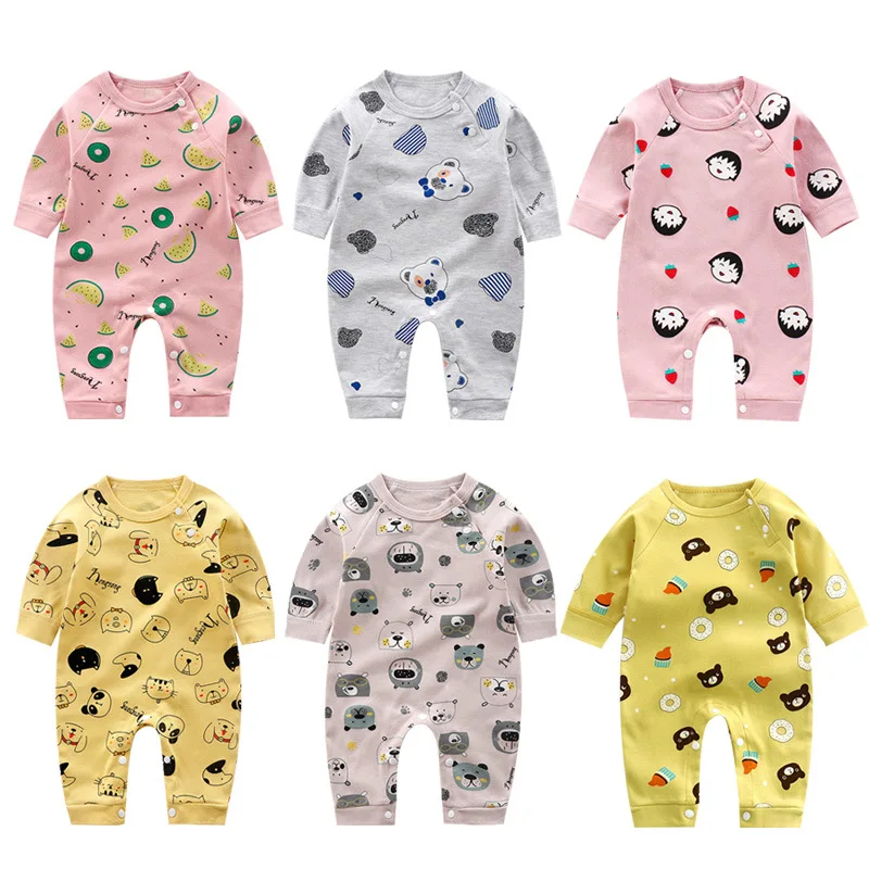 2021 Baby Boys Girls Romper Cotton Long Sleeve Cartoon Print Jumpsuit Infant Clothing Autumn Newborn Baby Clothes
2021 Baby Boys Girls Romper Cotton Long Sleeve Cartoon Print Jumpsuit Infant Clothing Autumn Newborn Baby Clothes