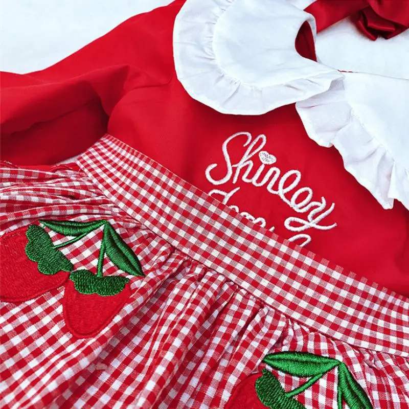 Baby Girl Lolita Lovely Dresses Strawberry Embroidery Princess Kid Dress Toddler Cotton Casual Vintage Frock Child Spain Clothes
Baby Girl Lolita Lovely Dresses Strawberry Embroidery Princess Kid Dress Toddler Cotton Casual Vintage Frock Child Spain Clothes