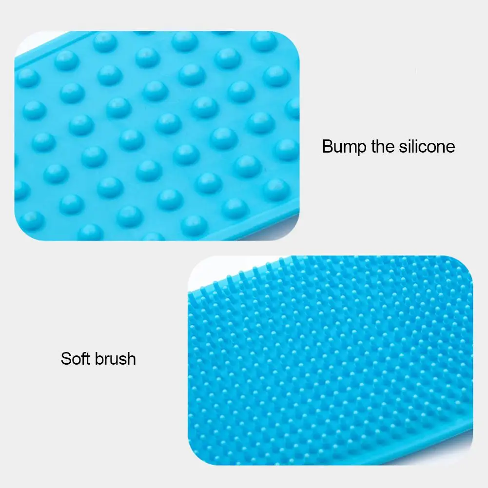 Silicone Brushes Bath Towels Rubbing Back Mud Peeling Body Massage Shower Extended Scrubber Skin Clean Bathroom Shower Brushes
Silicone Brushes Bath Towels Rubbing Back Mud Peeling Body Massage Shower Extended Scrubber Skin Clean Bathroom Shower Brushes