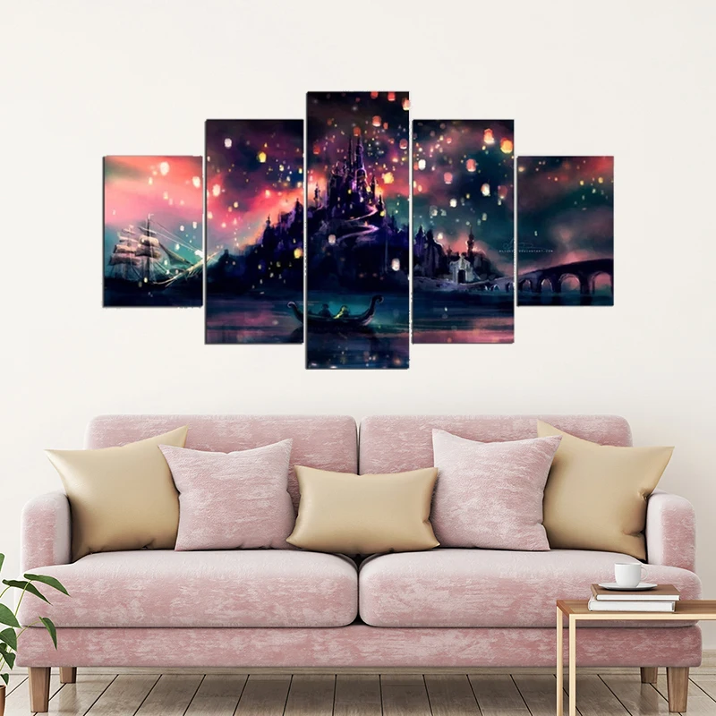 5 Pieces Canvas Painting Fantasy Magic Castle Decor Poster HD Print Wall Art Modular Picture Living Room Home Decoration Gifts
5 Pieces Canvas Painting Fantasy Magic Castle Decor Poster HD Print Wall Art Modular Picture Living Room Home Decoration Gifts