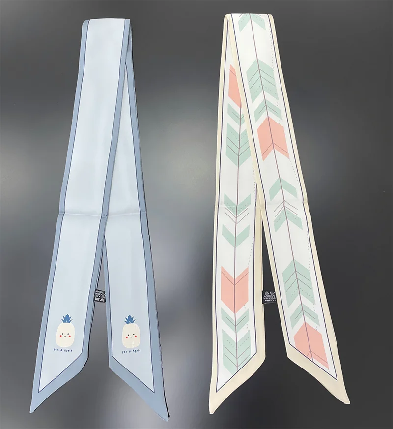 Brand Bag Scarf Women Twill Silk Scarf Skinny Scarves Ladies Geometric Arrow Design Wrist Towel Foulard Neckerchief Headband
Brand Bag Scarf Women Twill Silk Scarf Skinny Scarves Ladies Geometric Arrow Design Wrist Towel Foulard Neckerchief Headband