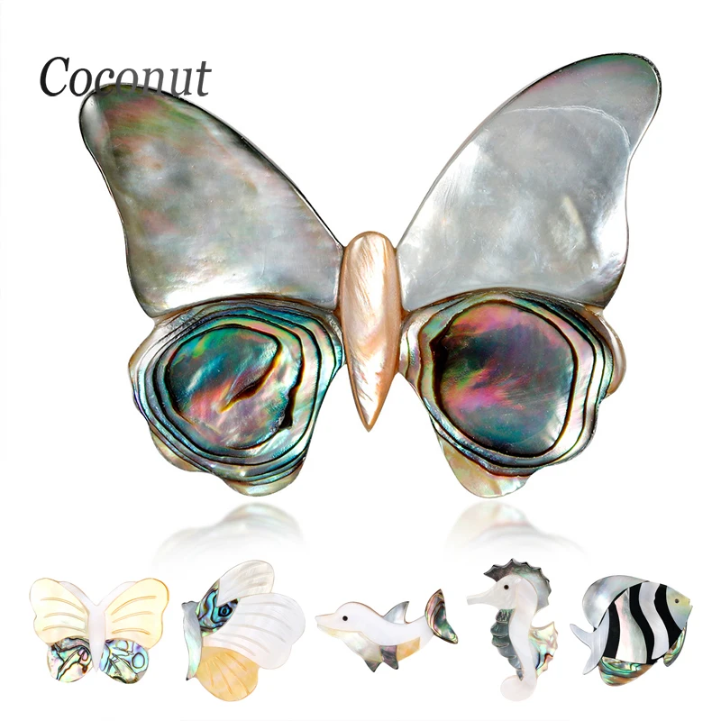 Vintage Lady Women's Butterfly Brooches Natural Abalone Shell Dolphin Hippocampus Fish Animal Brooch Pins For Boys Girls Jewelry
Vintage Lady Women's Butterfly Brooches Natural Abalone Shell Dolphin Hippocampus Fish Animal Brooch Pins For Boys Girls Jewelry