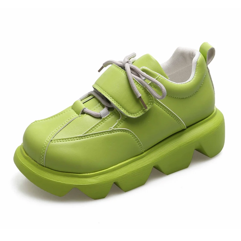 Fashion Green Sneakers Women Round Toe Lace Up PU Travel Platform Shoes Woman 2021 New Beige Thick Bottom Ladies Running Sneaker
Fashion Green Sneakers Women Round Toe Lace Up PU Travel Platform Shoes Woman 2021 New Beige Thick Bottom Ladies Running Sneaker