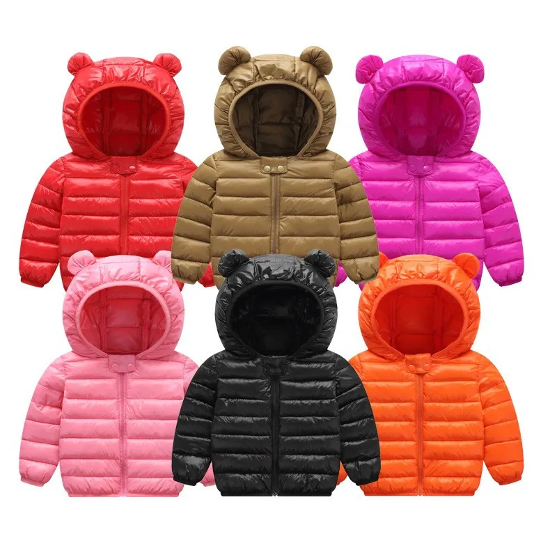 Spring Autumn For Baby Boys Girls Zipper Hooded Down Jacket Kids Light Thin Warm Outerwears Children With Ear Hoodie Clothing
Spring Autumn For Baby Boys Girls Zipper Hooded Down Jacket Kids Light Thin Warm Outerwears Children With Ear Hoodie Clothing