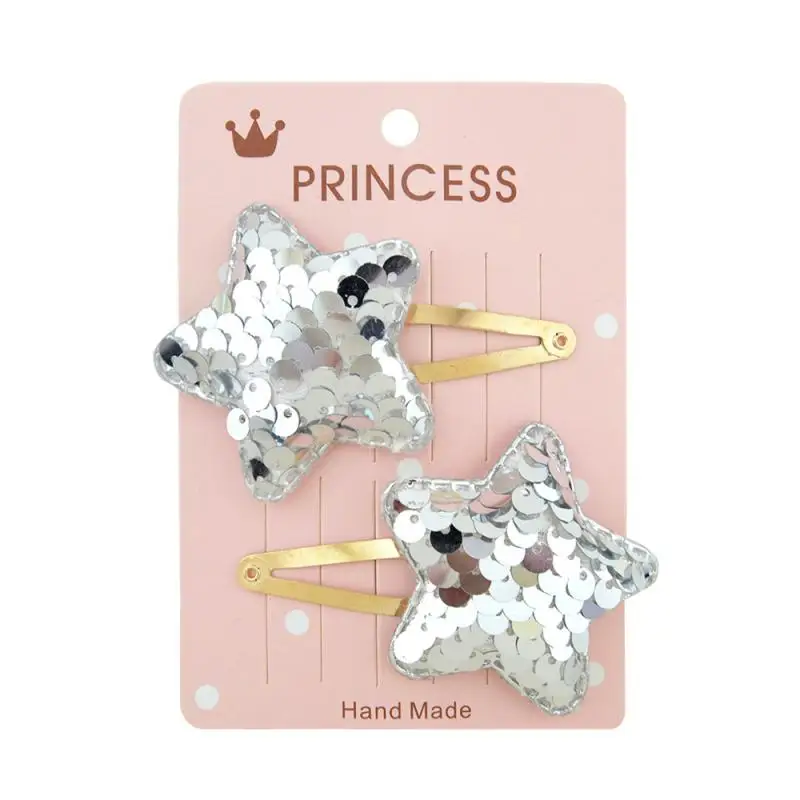 Girls Hairpin Cute Gradient Color Flip Sequin Five-pointed Star Love Crown BB Hair Clips For Baby Kids Princess Hair Accessories 
Girls Hairpin Cute Gradient Color Flip Sequin Five-pointed Star Love Crown BB Hair Clips For Baby Kids Princess Hair Accessories