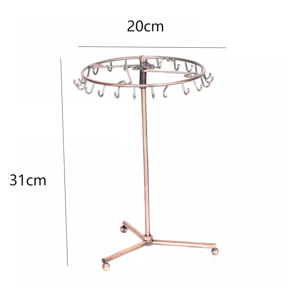 23 Hooks Jewelry Holder Earrings Rotating Home Necklace Display Hanging Organizer Shop Metal Pendant Bracelet Storage Rack Shelf
23 Hooks Jewelry Holder Earrings Rotating Home Necklace Display Hanging Organizer Shop Metal Pendant Bracelet Storage Rack Shelf