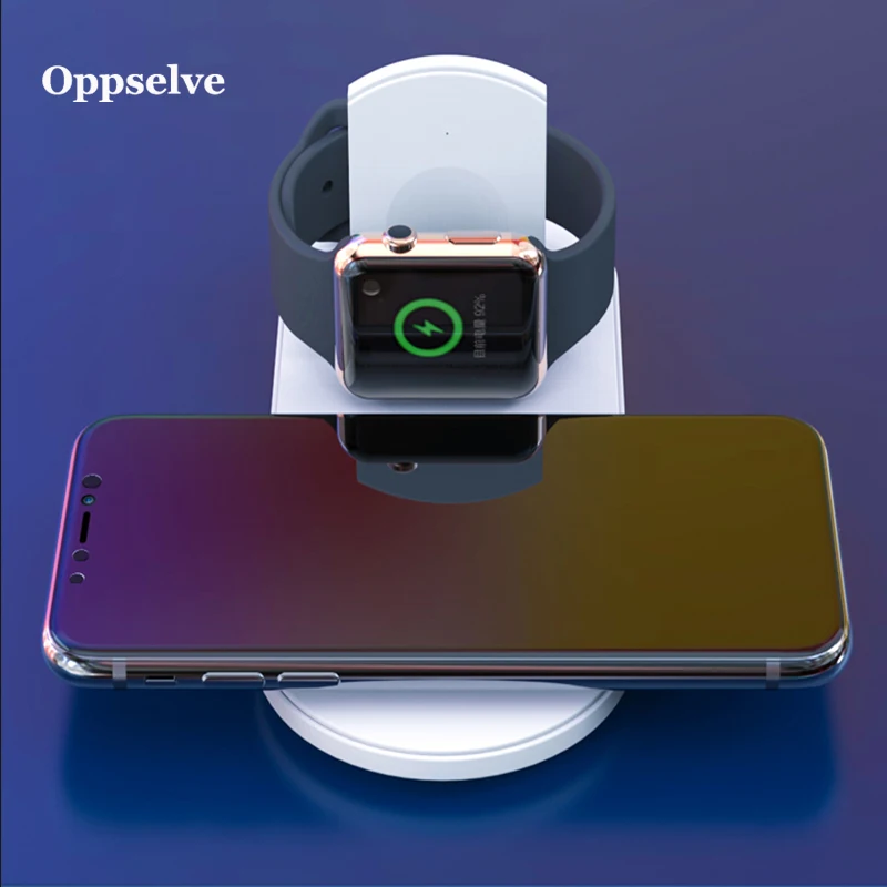 Oppselve 2 в 1 Qi Беспроводное зарядное устройство для iPhone XS Max XR X 8 Samsung S9 быстрая Беспроводная зарядка Pad для Apple i Watch 3 2 зарядное устройство
Oppselve 2 в 1 Qi Беспроводное зарядное устройство для iPhone XS Max XR X 8 Samsung S9 быстрая Беспроводная зарядка Pad для Apple i Watch 3 2 зарядное устройство