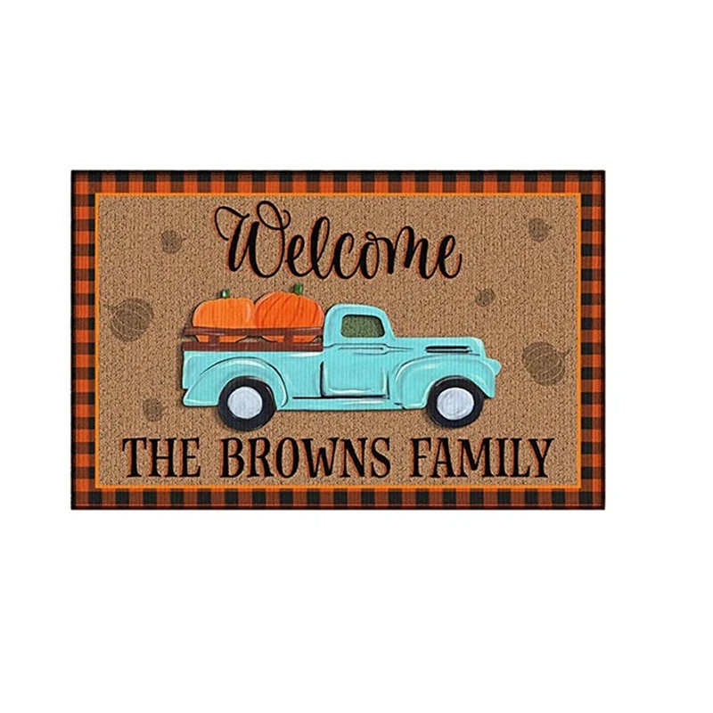 Christmas Halloween Personalized Truck Doormat Blanket Front Door Decorations Halloween Decor Anti-Slip Bottom Door Mat
Christmas Halloween Personalized Truck Doormat Blanket Front Door Decorations Halloween Decor Anti-Slip Bottom Door Mat