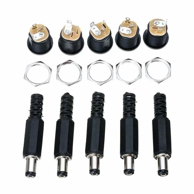 20pcs/lot 12V 3A Plastic Male Plugs + Female Socket Panel Mount Jack DC Power Connector Electrical Supplies 
20pcs/lot 12V 3A Plastic Male Plugs + Female Socket Panel Mount Jack DC Power Connector Electrical Supplies