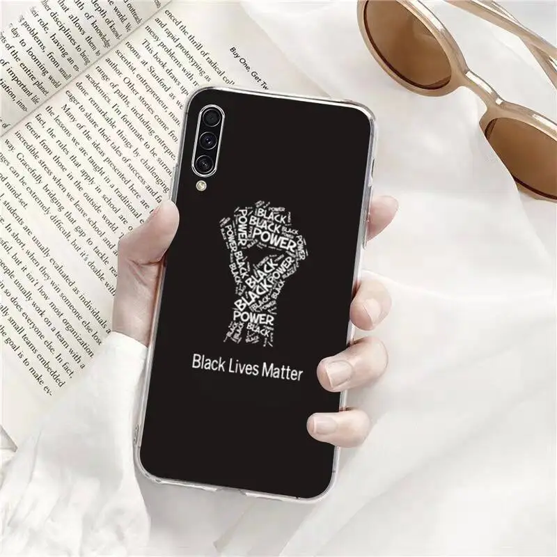BLACK LIVES MATTER para Phone Case Transparent for Samsung s9 s10 s20 Huawei honor P20 P30 P40 xiaomi note mi 8 9 pro lite plus
BLACK LIVES MATTER para Phone Case Transparent for Samsung s9 s10 s20 Huawei honor P20 P30 P40 xiaomi note mi 8 9 pro lite plus