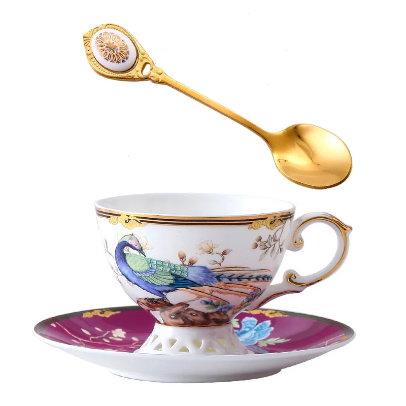Vintage Luxury Coffee Cup With Saucer Art Eco Friendly Ceramic Coffee Cup Set Creative Tazza Colazione Family Drinkware BW50BD
Vintage Luxury Coffee Cup With Saucer Art Eco Friendly Ceramic Coffee Cup Set Creative Tazza Colazione Family Drinkware BW50BD