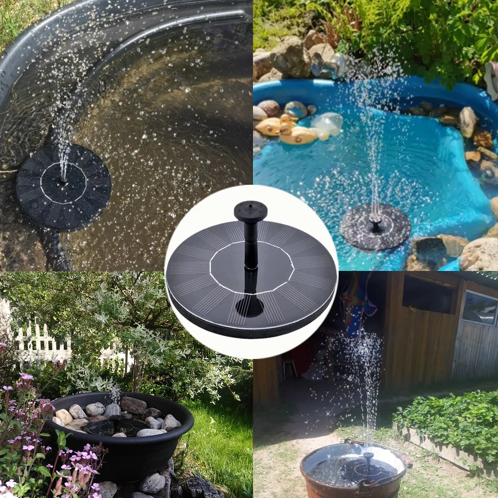 7V 1.4W Solar Powered Water Fountain Pump Brushless Motor Solar Fountain Pump Garden Decoration Bird Bath Sprayer Pond Sprinkler
7V 1.4W Solar Powered Water Fountain Pump Brushless Motor Solar Fountain Pump Garden Decoration Bird Bath Sprayer Pond Sprinkler