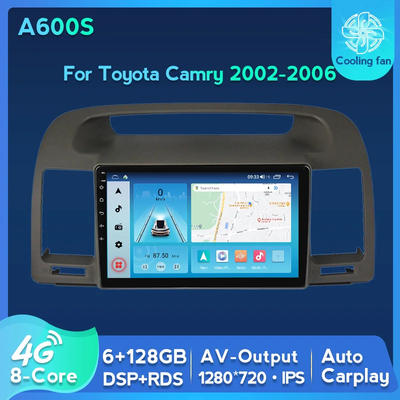 HD 1280*720 Восьмиядерный DSP 4G LTE Android 11 для Toyota Camry 2002-2006 автомобильный радиоприемник мультимедийный видеоплеер GPS навигация
HD 1280*720 Восьмиядерный DSP 4G LTE Android 11 для Toyota Camry 2002-2006 автомобильный радиоприемник мультимедийный видеоплеер GPS навигация