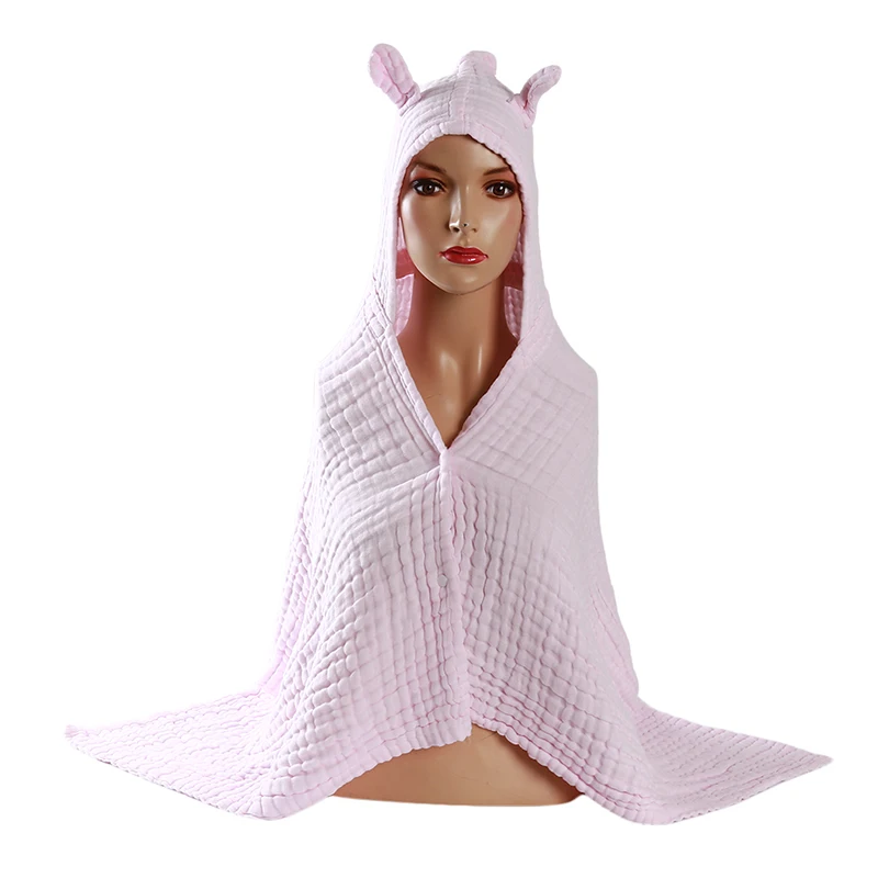 Cotton Gauze Six-layer Bathrobe Cloak Baby Children Hooded Bath Towel Wrap Ultra Soft Strong Water With button Bathrobes
Cotton Gauze Six-layer Bathrobe Cloak Baby Children Hooded Bath Towel Wrap Ultra Soft Strong Water With button Bathrobes