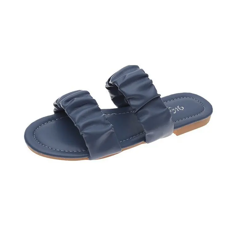 Flat Shoes Female Woman's Slippers Luxury Slides 2021 Summer Soft Designer Rubber Beach PU Fabric Pleated Basic Casual Leisure
Flat Shoes Female Woman's Slippers Luxury Slides 2021 Summer Soft Designer Rubber Beach PU Fabric Pleated Basic Casual Leisure