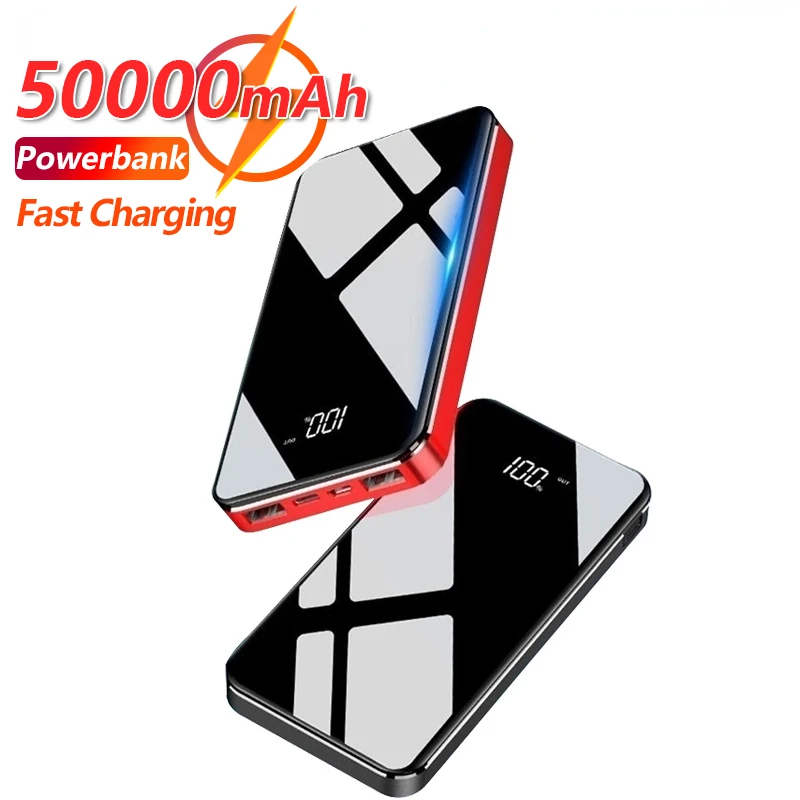 50000mAh Power Bank Portable Charger Power Bank Mobile Phone External Battery with LED Digital Display Dual USB Fast Charge
50000mAh Power Bank Portable Charger Power Bank Mobile Phone External Battery with LED Digital Display Dual USB Fast Charge