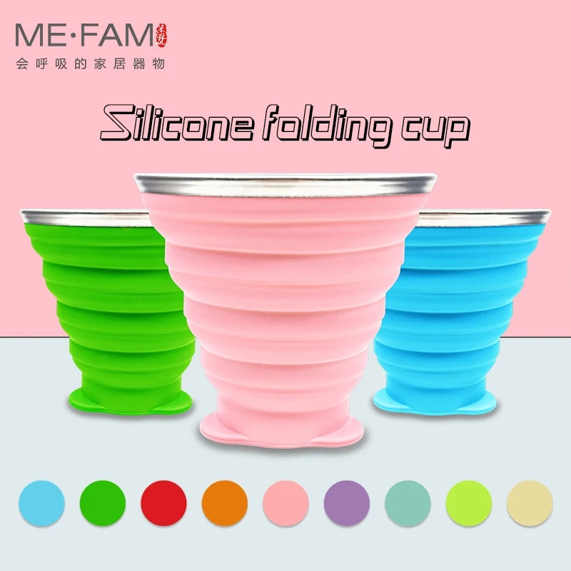 New Hot 270ml Silicone Collapsible Travel Cup Folding Camping With Lid Retractable Drinking Cup Outdoor Sport Portable Water Cup
New Hot 270ml Silicone Collapsible Travel Cup Folding Camping With Lid Retractable Drinking Cup Outdoor Sport Portable Water Cup