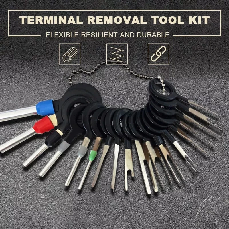 11/18/26pcs Car Puller Tool Kit Set Automotive Wires Terminals Remover Auto Repair Tool Stylus Pins Hand Tooling Car Accessories
11/18/26pcs Car Puller Tool Kit Set Automotive Wires Terminals Remover Auto Repair Tool Stylus Pins Hand Tooling Car Accessories