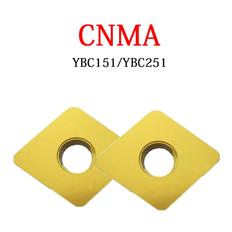 CNMA120412 YBC151 YBC251 CNMA CNC Carbide Inserts Processing Steel Lathe Turning Machine Original Blades Quality Assurance
CNMA120412 YBC151 YBC251 CNMA CNC Carbide Inserts Processing Steel Lathe Turning Machine Original Blades Quality Assurance