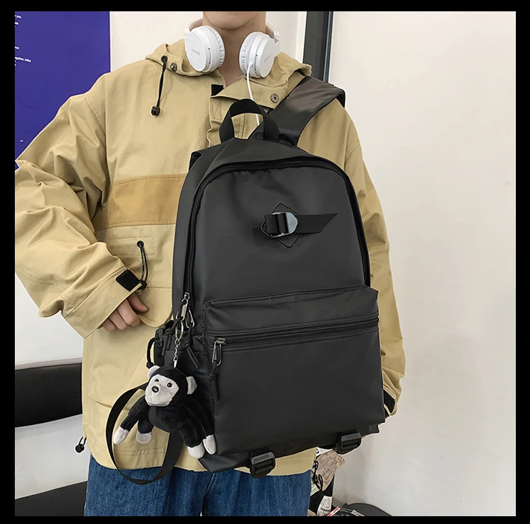 YJ1066 new Men's tide brand wild campus high student school bag fashion trend casual travel backpack
YJ1066 new Men's tide brand wild campus high student school bag fashion trend casual travel backpack
