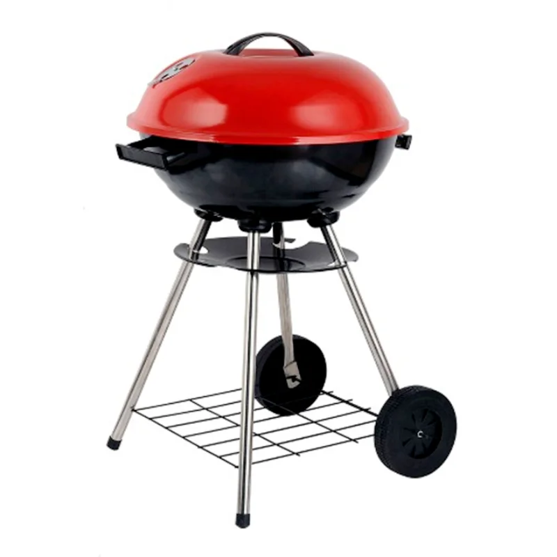 Portable Charcoal Grill for Outdoor 17 inch Trolley Barbecue grill Charcoal Kettle BBQ Grill with wheels
Portable Charcoal Grill for Outdoor 17 inch Trolley Barbecue grill Charcoal Kettle BBQ Grill with wheels