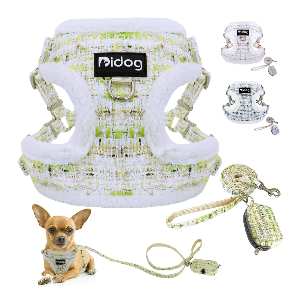 Soft Warm Dog Harness Leash Poog Bag Set Fashion Pet Dog Harness Vest Puppy Chihuahua Cat Harness Leash For Small Medium Dogs
Soft Warm Dog Harness Leash Poog Bag Set Fashion Pet Dog Harness Vest Puppy Chihuahua Cat Harness Leash For Small Medium Dogs