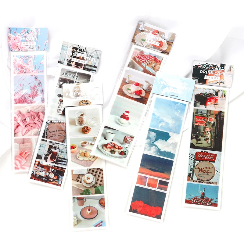 6Patterns INS Style PET Scrapbooking Sticker Japan Sakura Coffee Strawberry Cake Sunset View Afternoon Tea DIY Hobby Craft
6Patterns INS Style PET Scrapbooking Sticker Japan Sakura Coffee Strawberry Cake Sunset View Afternoon Tea DIY Hobby Craft