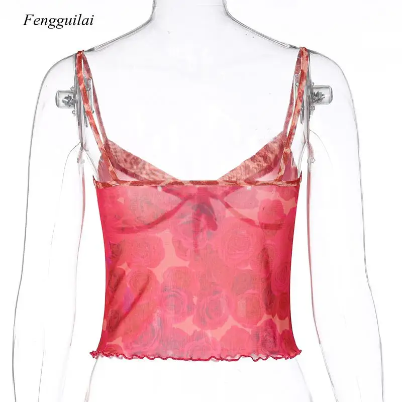 Sexy Suspender Vest Women's 2021 New Spring Summer Net Perspective Leopard Print Top
Sexy Suspender Vest Women's 2021 New Spring Summer Net Perspective Leopard Print Top