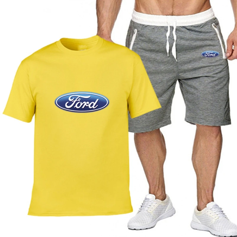 Комплект спортивный мужской из 2 предметов, хлопковая спортивная одежда с принтом логотипа машины, футболка и шорты, брендовый комплект, на ...
Комплект спортивный мужской из 2 предметов, хлопковая спортивная одежда с принтом логотипа машины, футболка и шорты, брендовый комплект, на ...