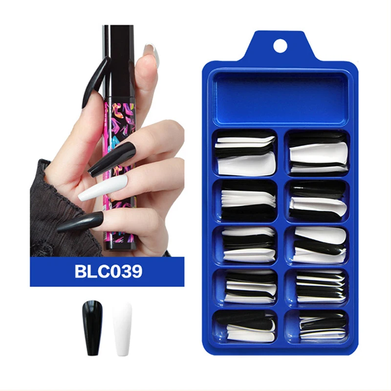 100pcs Long Stiletto Artificial Fake Nails Black Full Cover Impress Press On Nails False Tips Fingernails Woman Manicure
100pcs Long Stiletto Artificial Fake Nails Black Full Cover Impress Press On Nails False Tips Fingernails Woman Manicure