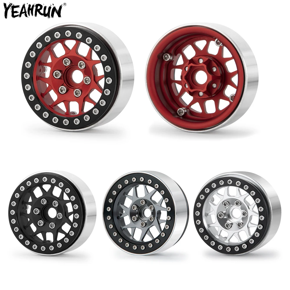 Колесные диски YEAHRUN из алюминиевого сплава, 1,9 дюйма, для моделей 1/10 Axial SCX10 SCX10 II 90046 TRX4 CC01 D90, 4 шт.
Колесные диски YEAHRUN из алюминиевого сплава, 1,9 дюйма, для моделей 1/10 Axial SCX10 SCX10 II 90046 TRX4 CC01 D90, 4 шт.