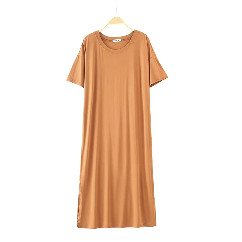 Modal Sleepskirt Nightgowns Female Summer Casual Loose Large Size Pyjamas Dress
Modal Sleepskirt Nightgowns Female Summer Casual Loose Large Size Pyjamas Dress