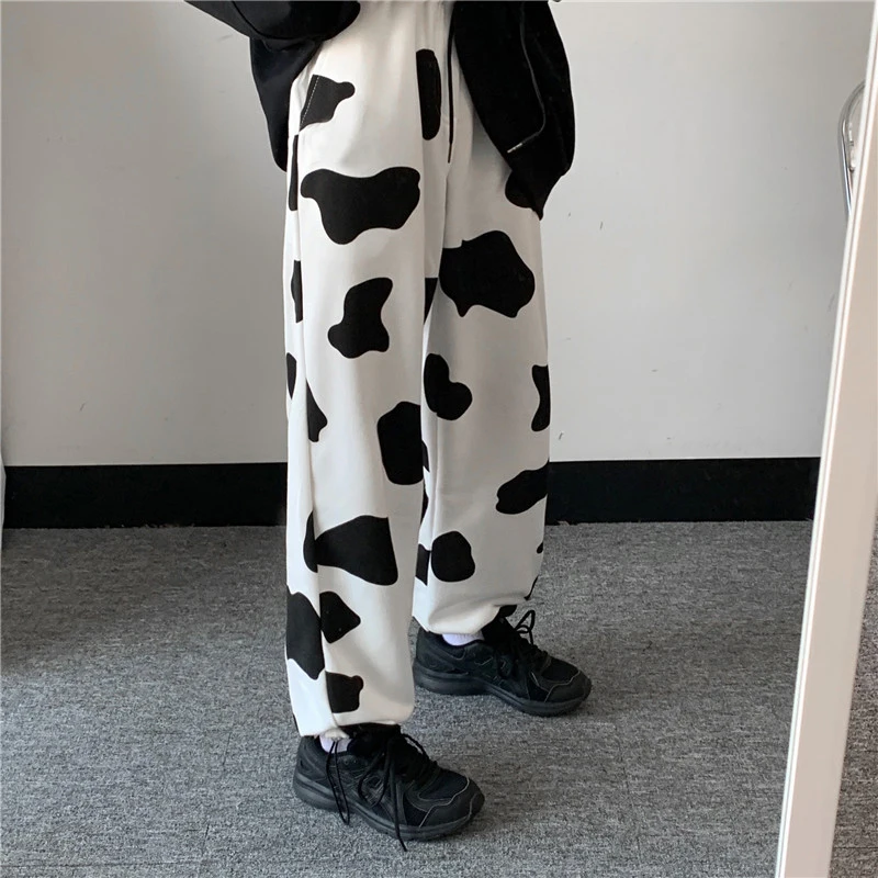 Cow Print Pants Summer Women Fashion Pants Loose Wide Leg Pant Harajuku Fashion Ladies Girls Panttraight Trousers Women Unisex
Cow Print Pants Summer Women Fashion Pants Loose Wide Leg Pant Harajuku Fashion Ladies Girls Panttraight Trousers Women Unisex