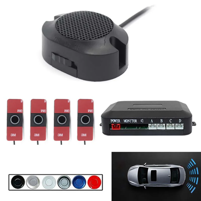 LED Car Parking Sensor Reverse Backup Radar Parking Sensor System Reversing Kit 4 Sensors
LED Car Parking Sensor Reverse Backup Radar Parking Sensor System Reversing Kit 4 Sensors