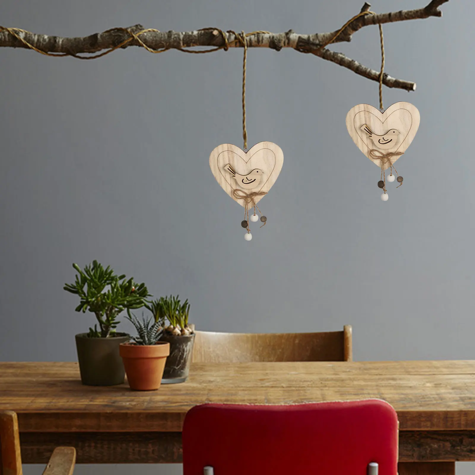 Wooden Heart Shaped Pendant Nordic Hanging Ornament Fashion Animal Pendant Wall Decoration Festival Supplies Ornament Gift
Wooden Heart Shaped Pendant Nordic Hanging Ornament Fashion Animal Pendant Wall Decoration Festival Supplies Ornament Gift