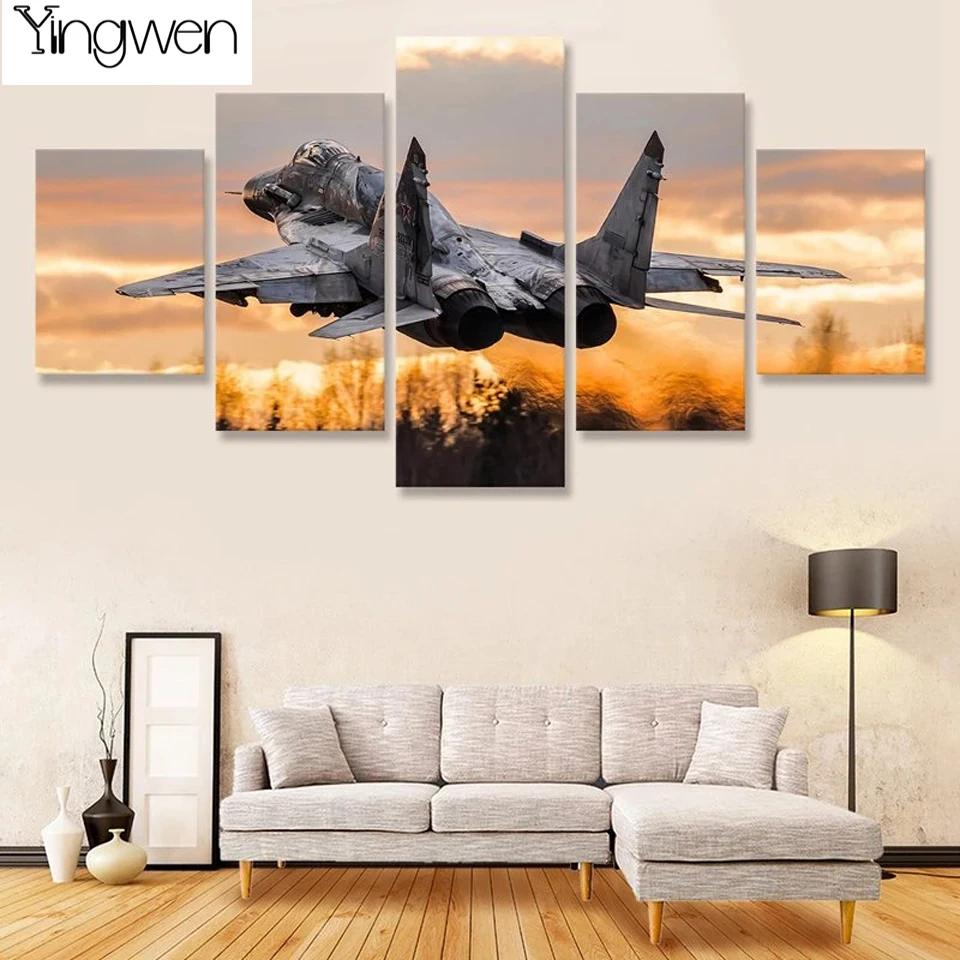 5 Panel Jet Fighter Mikoyan MiG-29 Full Drill Round Square 5D DIY Diamond Painting Diamond Embroidery Cross Stitch Mosaic Decor
5 Panel Jet Fighter Mikoyan MiG-29 Full Drill Round Square 5D DIY Diamond Painting Diamond Embroidery Cross Stitch Mosaic Decor