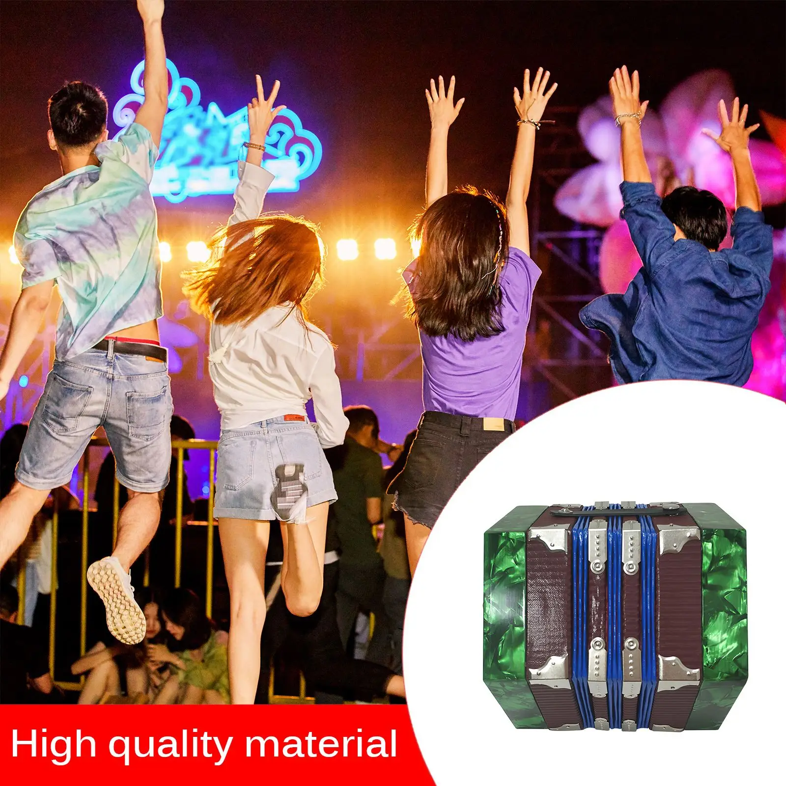 Professional Music Instruments Concertina With Carrying Bag Adult Primary Professional Playing Hexagon Accordion Keyboard
Professional Music Instruments Concertina With Carrying Bag Adult Primary Professional Playing Hexagon Accordion Keyboard