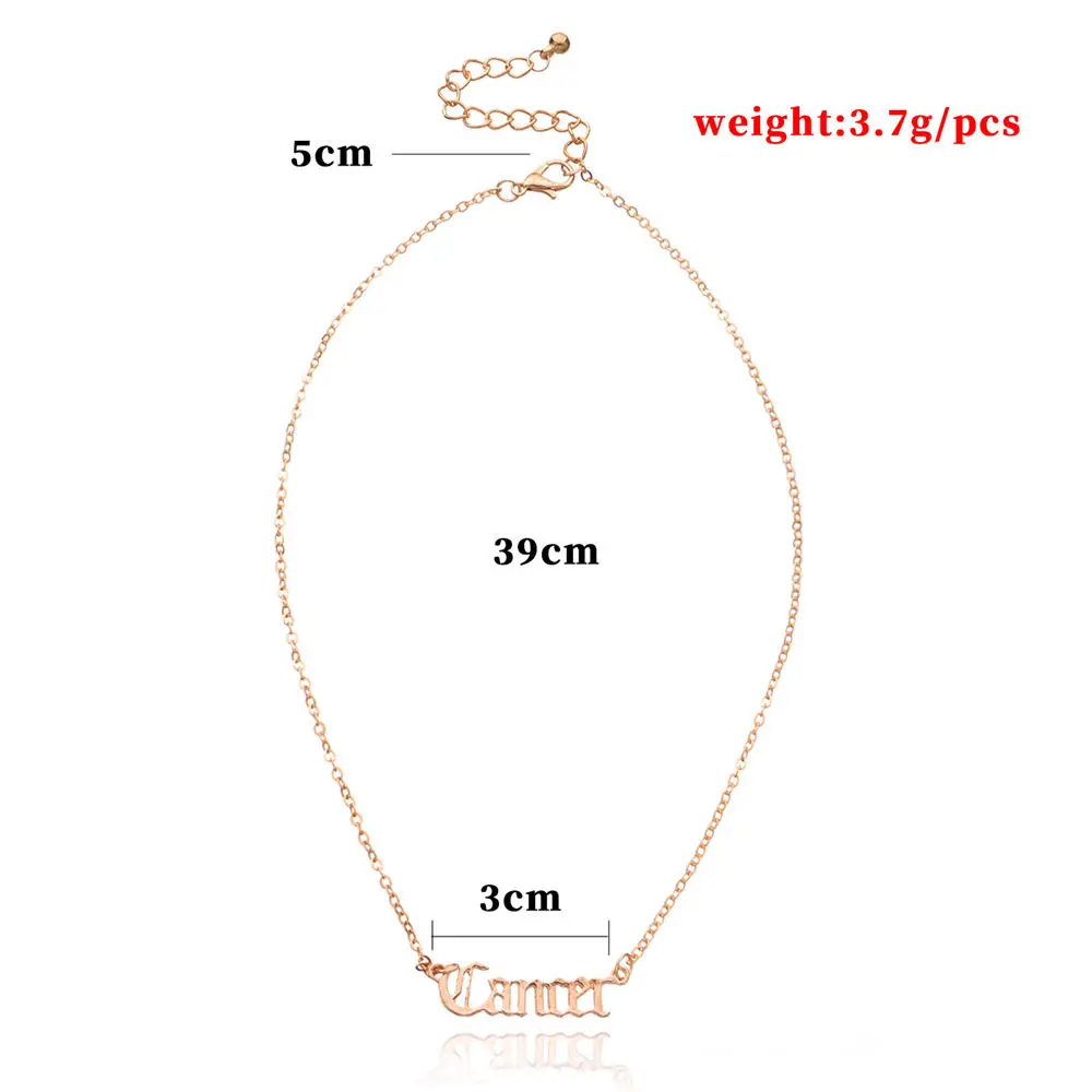 Ancient Roman 12 Constellation Letter Pendant Necklaces For Women Bohemian 12 Zodiac Choker Necklace Chain Fashion Jewelry Gifts
Ancient Roman 12 Constellation Letter Pendant Necklaces For Women Bohemian 12 Zodiac Choker Necklace Chain Fashion Jewelry Gifts