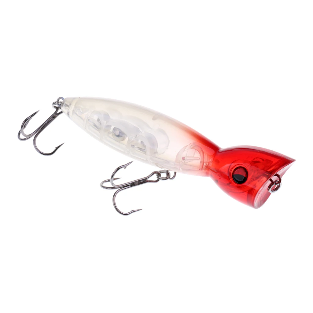 3D eyes Hard Plastic Popper Topwater Floating Fishing Lures Surface Water Bass Baits 2 Treble Hooks Tackle 14cm 56g
3D eyes Hard Plastic Popper Topwater Floating Fishing Lures Surface Water Bass Baits 2 Treble Hooks Tackle 14cm 56g